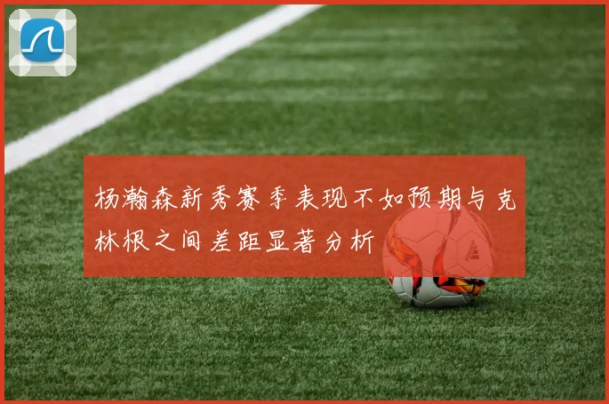 杨瀚森新秀赛季表现不如预期与克林根之间差距显著分析
